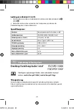 Preview for 20 page of nedis FSCSPD110BK Quick Start Manual