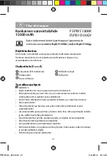 Preview for 21 page of nedis FSPB15100BK Quick Start Manual