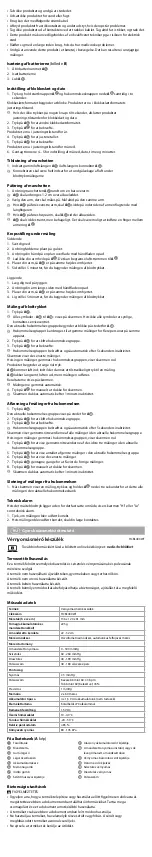 Preview for 12 page of nedis HCBL400WT Quick Start Manual