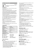 Preview for 3 page of nedis HCFB400FWT Quick Start Manual