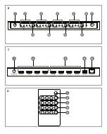 Предварительный просмотр 3 страницы nedis HDMI Matrix Quick Start Manual