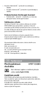 Preview for 61 page of nedis HPBT1050BK Quick Start Manual