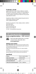 Preview for 65 page of nedis HPBT2052WT Quick Start Manual