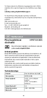 Preview for 59 page of nedis HPBT5053BK Quick Start Manual