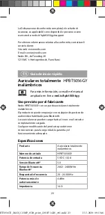 Preview for 23 page of nedis HPBT5056GY Quick Start Manual