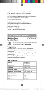 Preview for 42 page of nedis HPBT5056GY Quick Start Manual