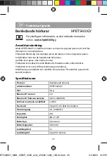 Preview for 35 page of nedis HPBT5400GY Quick Start Manual