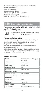 Preview for 46 page of nedis HPBT8051BK Quick Start Manual