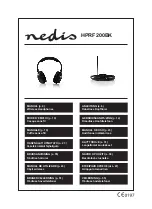 nedis HPRF200BK Manual preview