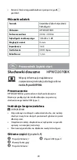 Preview for 20 page of nedis HPWD2070BK Quick Start Manual