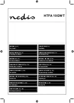 Preview for 1 page of nedis HTFA10GWT Manual