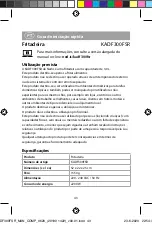 Preview for 43 page of nedis KADF300FSR Quick Start Manual