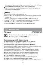 Preview for 12 page of nedis KADF600FSR Quick Start Manual