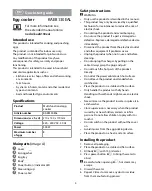 Preview for 4 page of nedis KAEB130EAL Quick Start Manual