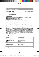 Preview for 4 page of nedis KAWD100FBK Quick Start Manual