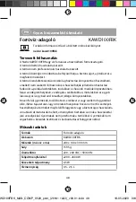 Preview for 48 page of nedis KAWD100FBK Quick Start Manual