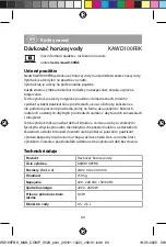 Preview for 60 page of nedis KAWD100FBK Quick Start Manual