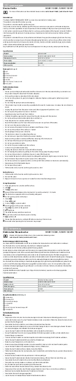 Preview for 1 page of nedis KAWK115EBK Quick Start Manual