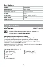 Preview for 6 page of nedis KAWP200BK Quick Start Manual