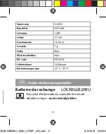 Preview for 17 page of nedis LOCKBLGB20BU Quick Start Manual