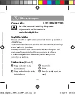 Preview for 43 page of nedis LOCKBLGB20BU Quick Start Manual