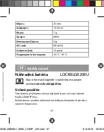 Preview for 67 page of nedis LOCKBLGB20BU Quick Start Manual