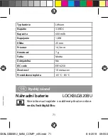 Preview for 71 page of nedis LOCKBLGB20BU Quick Start Manual