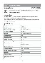 Preview for 5 page of nedis MEPH160BU Quick Start Manual