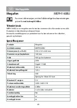 Preview for 40 page of nedis MEPH160BU Quick Start Manual