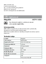 Preview for 59 page of nedis MEPH160BU Quick Start Manual