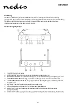 Preview for 6 page of nedis MPWL611BK Manual