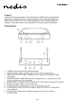 Preview for 50 page of nedis MPWL611BK Manual