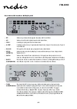 Предварительный просмотр 23 страницы nedis MPWL621BK Manual