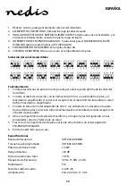 Предварительный просмотр 30 страницы nedis MPWL621BK Manual