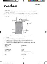 Preview for 12 page of nedis MPWL631BK Manual