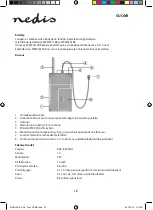 Preview for 18 page of nedis MPWL631BK Manual