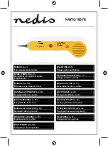 Preview for 1 page of nedis NWTG100YE Manual