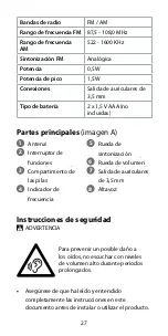 Preview for 27 page of nedis RDFM1110SI Quick Start Manual