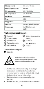 Preview for 40 page of nedis RDFM1110SI Quick Start Manual