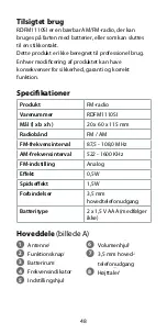 Preview for 48 page of nedis RDFM1110SI Quick Start Manual