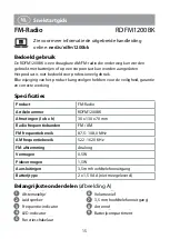 Preview for 15 page of nedis RDFM1200BK Quick Start Manual