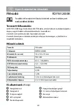 Preview for 44 page of nedis RDFM1200BK Quick Start Manual