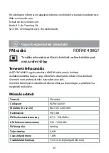 Предварительный просмотр 45 страницы nedis RDFM1400GY Quick Start Manual