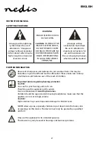Предварительный просмотр 2 страницы nedis RDFM5000BN Manual