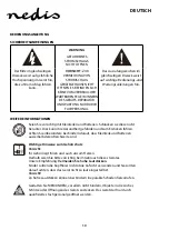 Предварительный просмотр 10 страницы nedis RDFM5000BN Manual