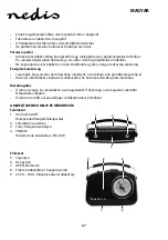 Предварительный просмотр 67 страницы nedis RDFM5000BN Manual