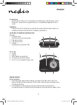 Предварительный просмотр 6 страницы nedis RDFM5000PI Manual