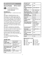 Preview for 6 page of nedis RDIN2500WT Quick Start Manual