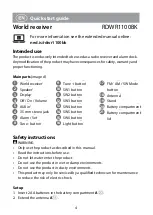 Preview for 4 page of nedis RDWR1100BK Quick Start Manual