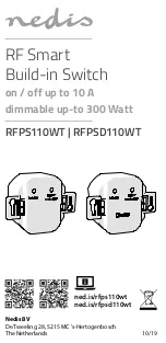 Preview for 1 page of nedis RFPS110WT Quick Start Manual